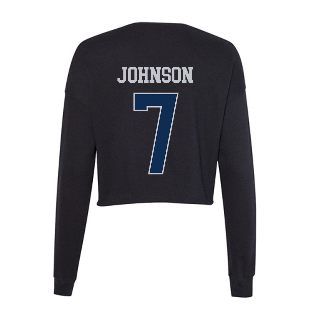 FAU - NCAA Football : Khmari Johnson - Women's Cropped Crew Fleece-1