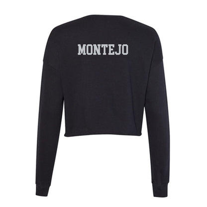FAU - NCAA Dance Team : Caro Montejo - Women's Cropped Crew Fleece-1