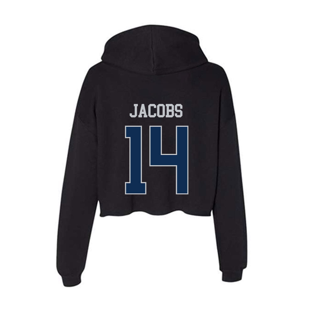 FAU - NCAA Softball : Ava Jacobs - Women's Crop Fleece Hooded Sweatshirt-1