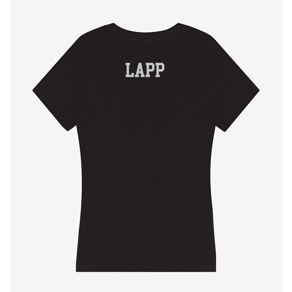FAU - NCAA Cheerleading : Danielle Lapp - Women's V-Neck T-Shirt-1