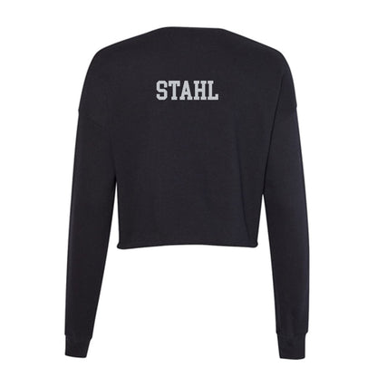 FAU - NCAA Men's Swimming & Diving : Ryan Stahl - Women's Cropped Crew Fleece-1