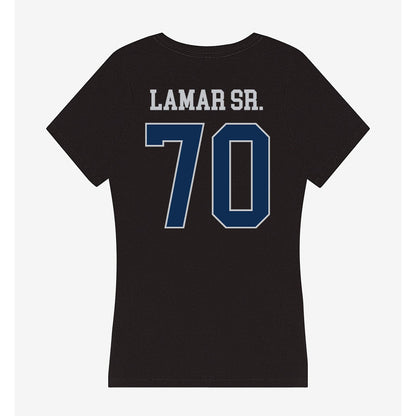 FAU - NCAA Football : Malcolm Lamar Sr. - Women's V-Neck T-Shirt-1