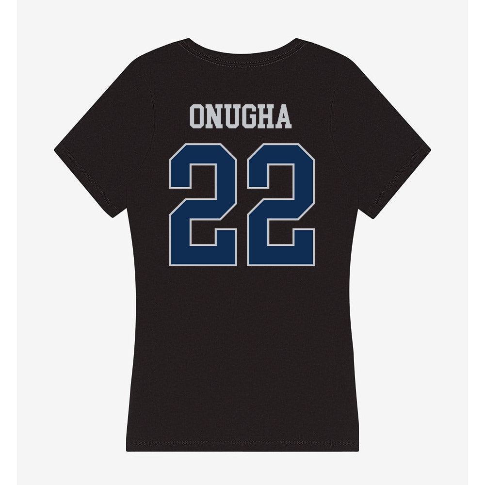 FAU - NCAA Women's Basketball : Vivian Onugha - Women's V-Neck T-Shirt-1