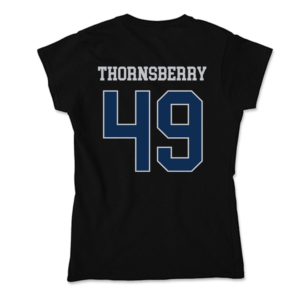 FAU - NCAA Men's Swimming & Diving : Logan Thornsberry - Soft Style Women’s T-Shirt-1