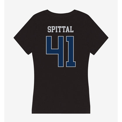 FAU - NCAA Beach Volleyball : Allison Spittal - Women's V-Neck T-Shirt-1