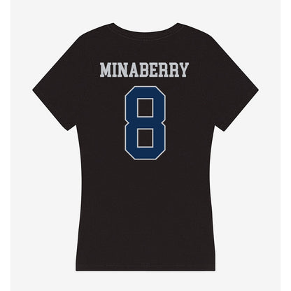 FAU - NCAA Baseball : Justin Minaberry - Women's V-Neck T-Shirt-1