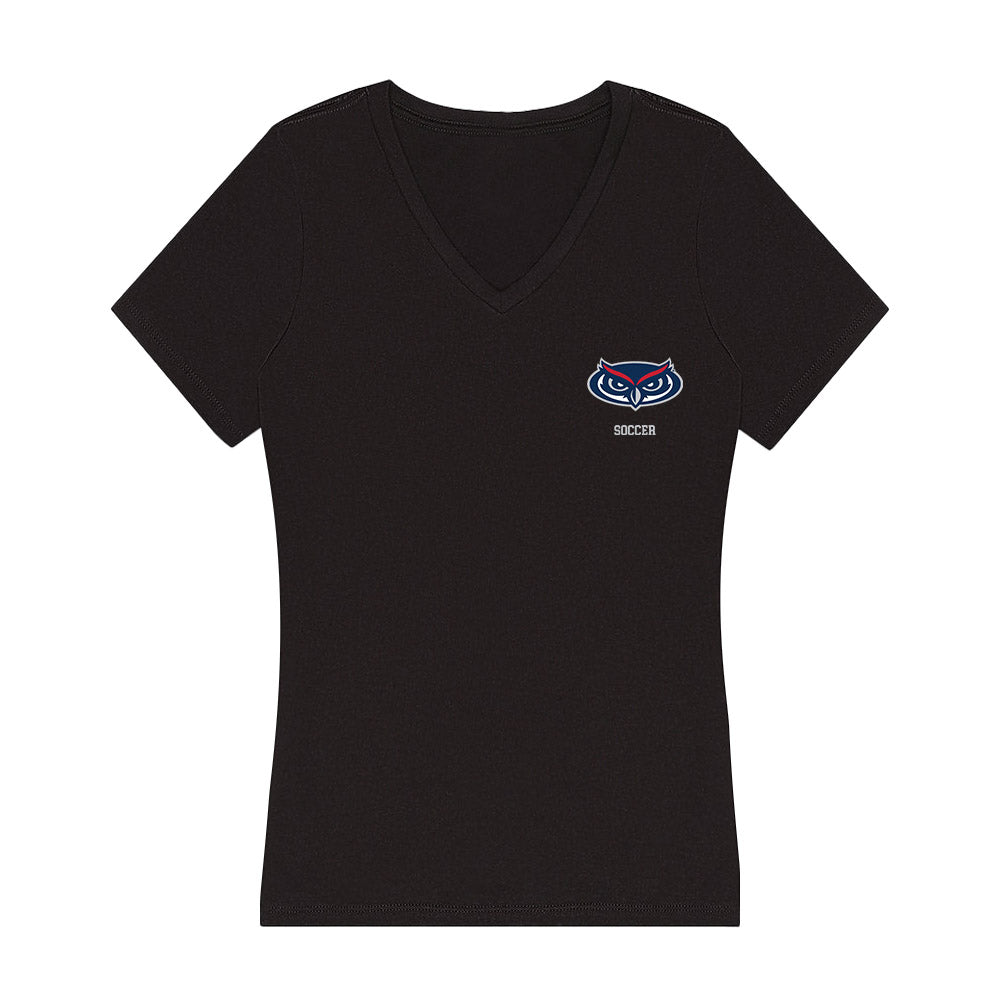 FAU - NCAA Men's Soccer : Emory Crichlow - Women's V-Neck T-Shirt-0