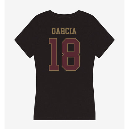 Texas State - NCAA Women's Soccer : halle garcia - Women's V-Neck T-Shirt-1