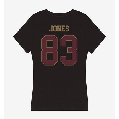 Texas State - NCAA Football : Jonah Jones - Women's V-Neck T-Shirt-1