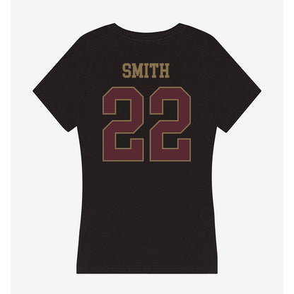 Texas State - NCAA Women's Soccer : Kaylie Smith - Women's V-Neck T-Shirt-1