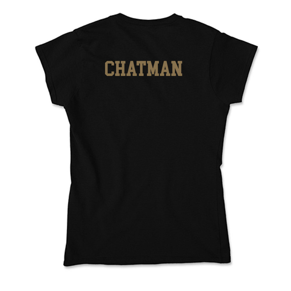 Texas State - NCAA Men's Track & Field : Senai Chatman - Soft Style Women’s T-Shirt-1