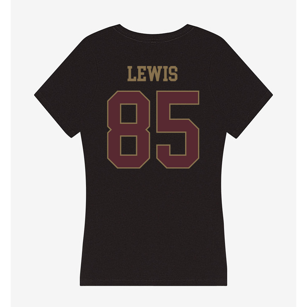 Texas State - NCAA Football : skylar lewis - Women's V-Neck T-Shirt-1