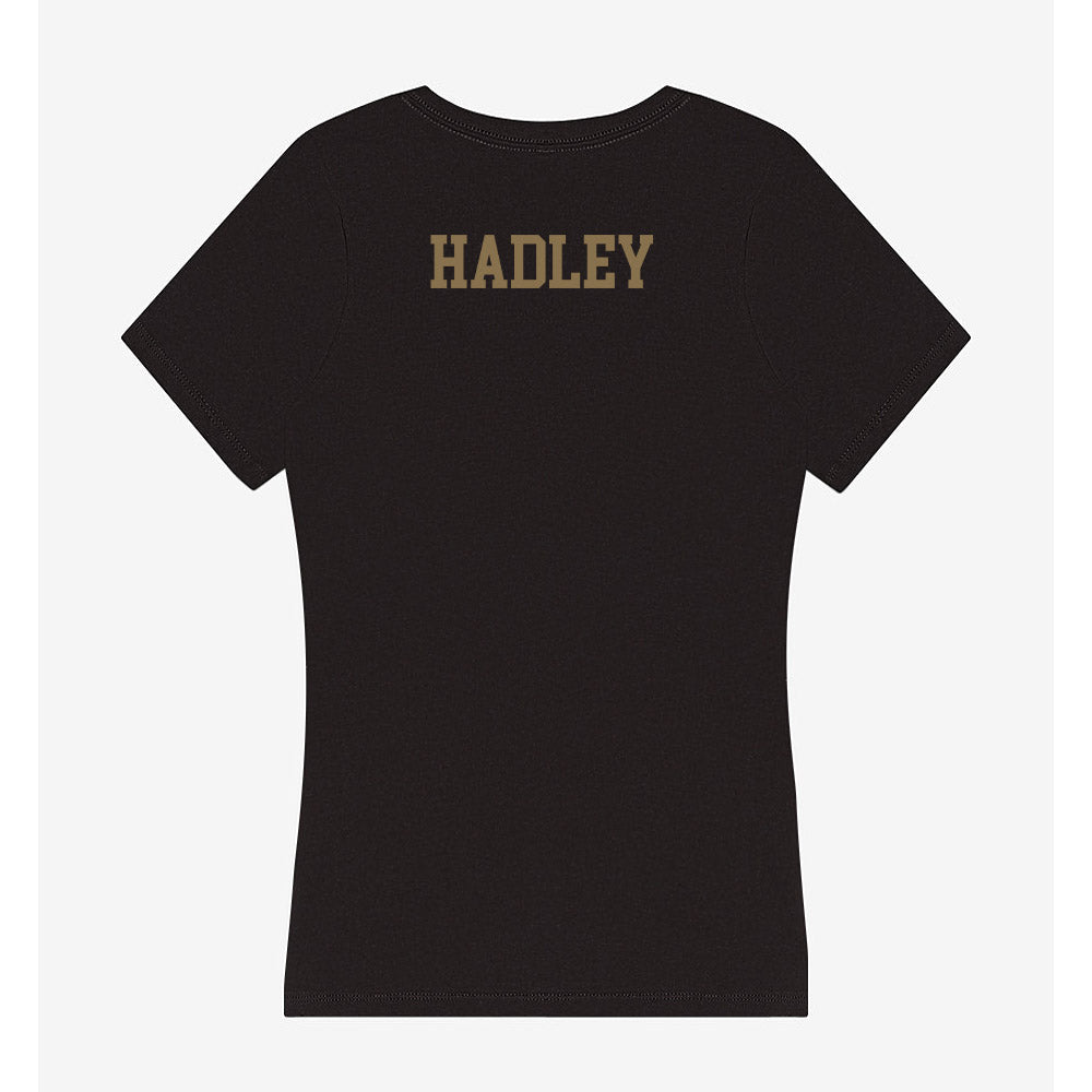 Texas State - NCAA Cheerleading : Lyndi Hadley - Women's V-Neck T-Shirt-1