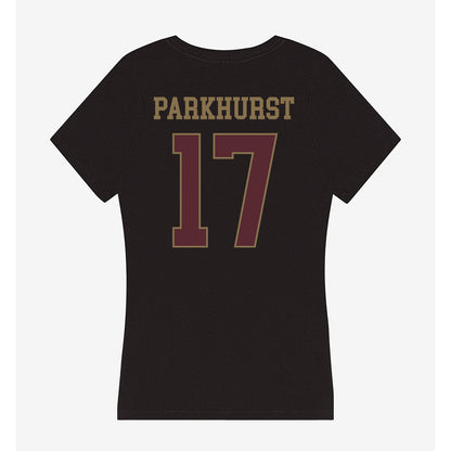Texas State - NCAA Football : Gavin Parkhurst - Women's V-Neck T-Shirt-1