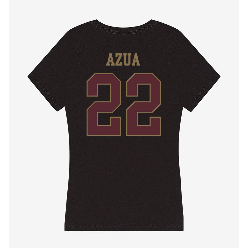Texas State - NCAA Softball : Madison Azua - Women's V-Neck T-Shirt-1