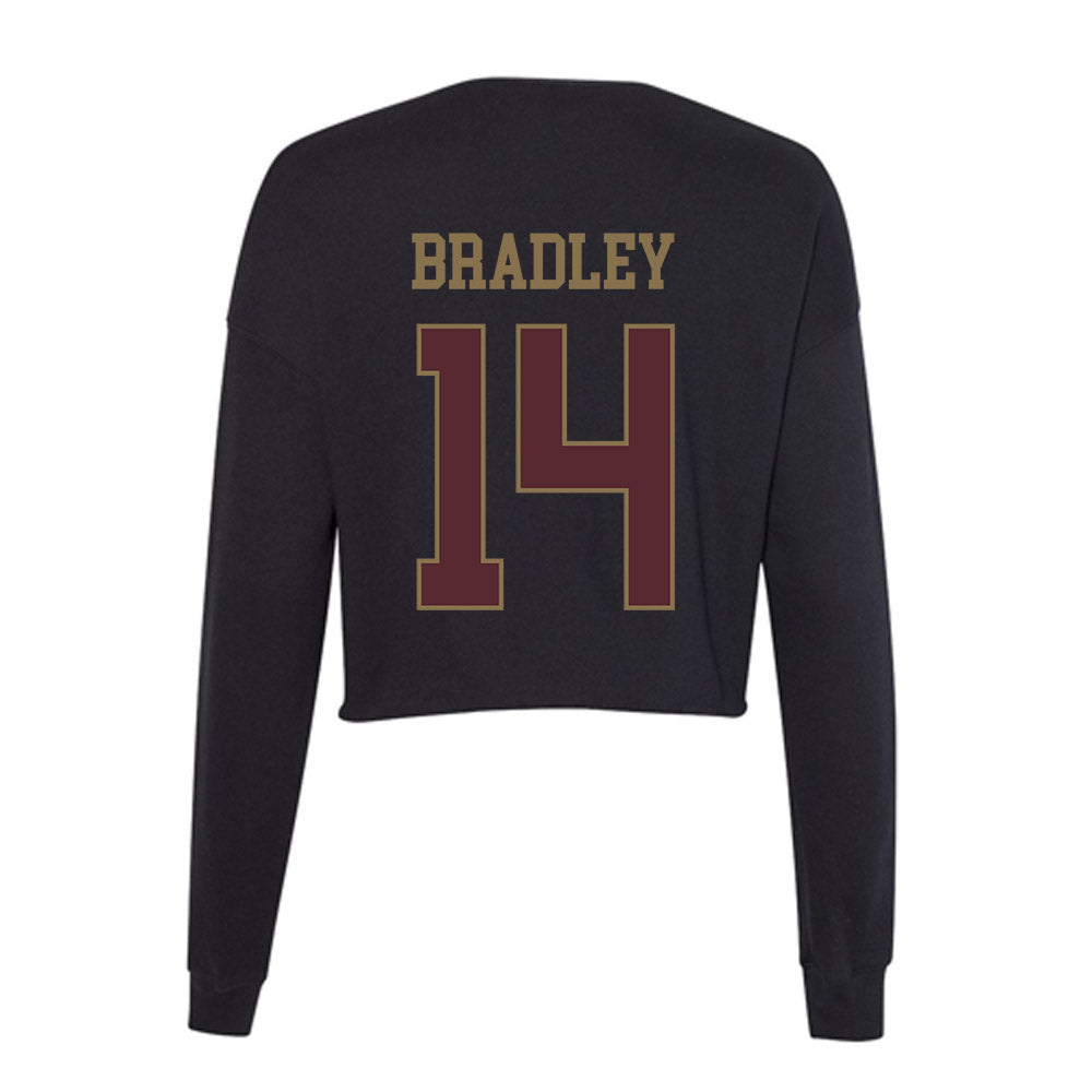 Texas State - NCAA Football : Jayden Bradley - Women's Cropped Crew Fleece-1