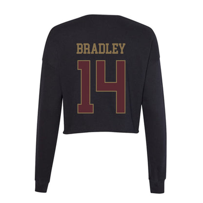 Texas State - NCAA Football : Jayden Bradley - Women's Cropped Crew Fleece-1