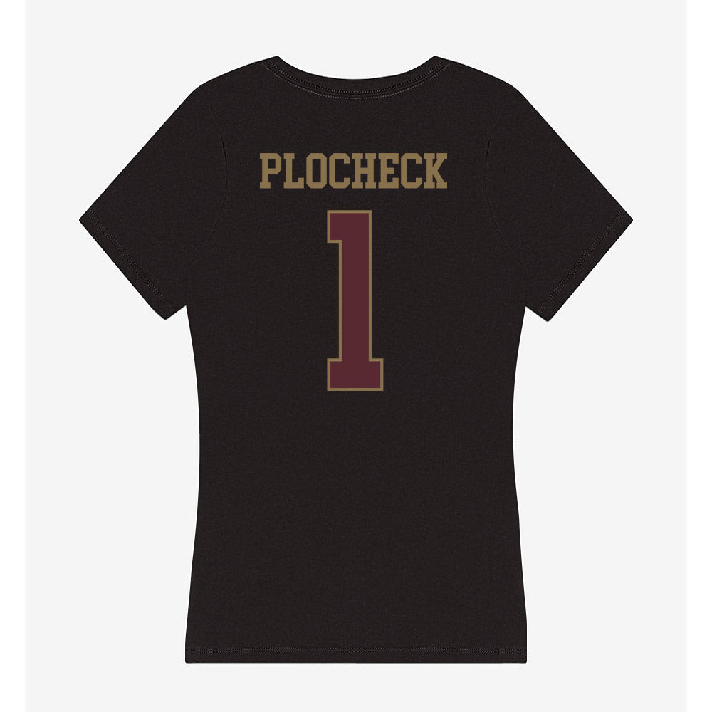 Texas State - NCAA Softball : Camryn Plocheck - Women's V-Neck T-Shirt-1