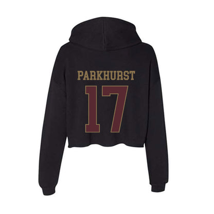 Texas State - NCAA Football : Gavin Parkhurst - Women's Crop Fleece Hoodie-1