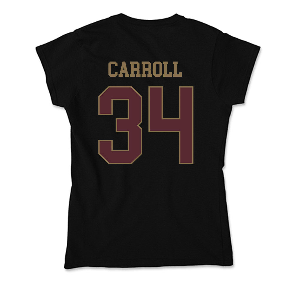 Texas State - NCAA Baseball : Coll Carroll - Soft Style Women’s T-Shirt-1