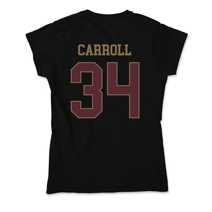 Texas State - NCAA Baseball : Coll Carroll - Soft Style Women’s T-Shirt-1