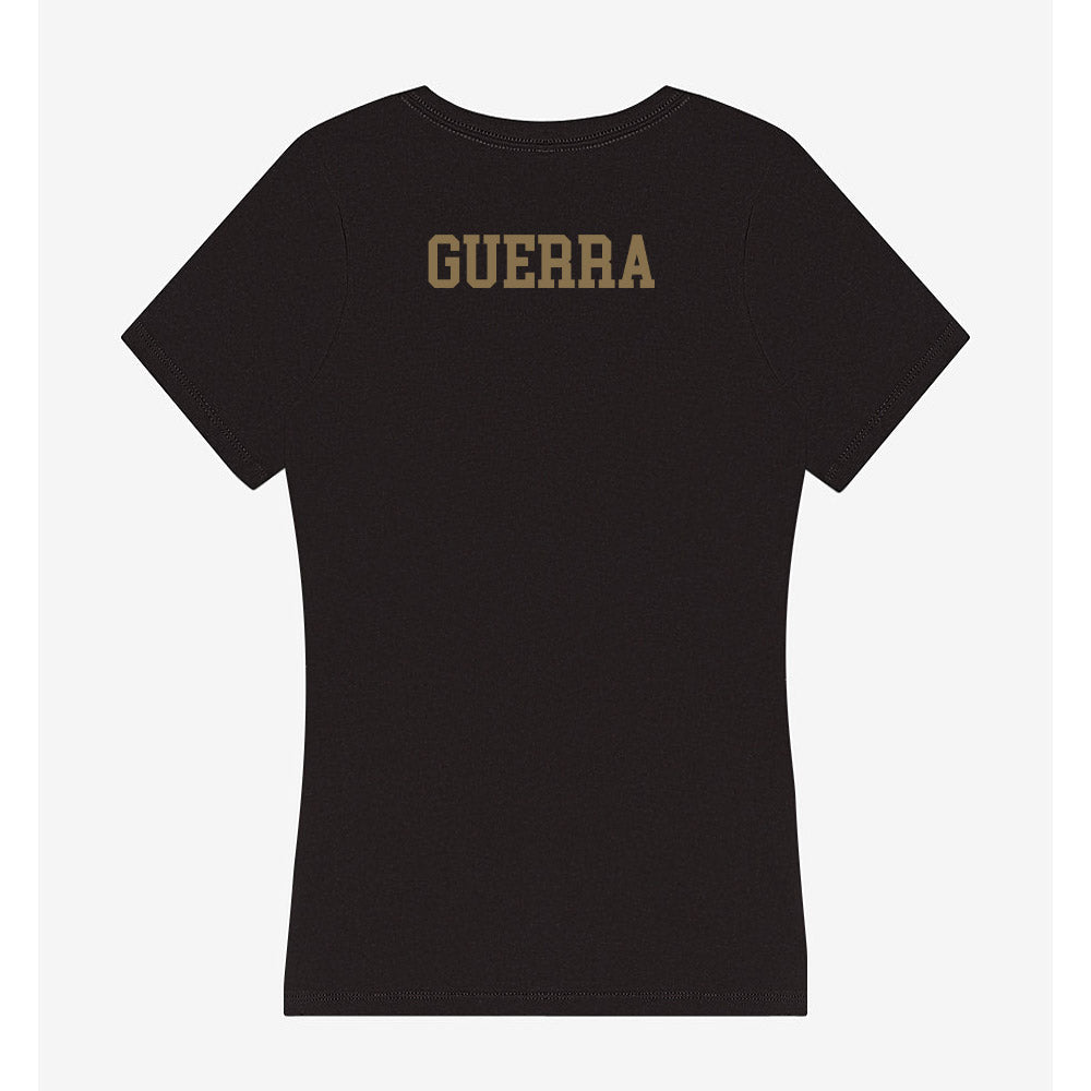 Texas State - NCAA Men's Golf : Phoenix Guerra - Women's V-Neck T-Shirt-1