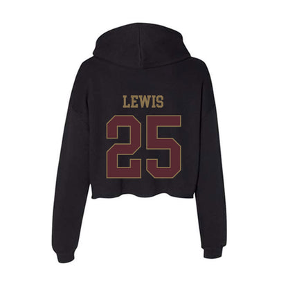 Texas State - NCAA Football : skylar lewis - Women's Crop Fleece Hooded Sweatshirt-1