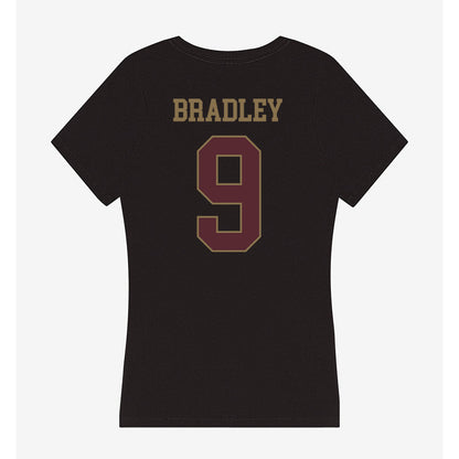 Texas State - NCAA Football : Jayden Bradley - Women's V-Neck T-Shirt-1