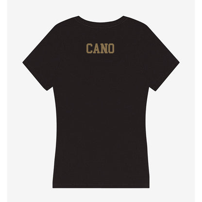 Texas State - NCAA Cheerleading : Aylanih Cano - Women's V-Neck T-Shirt-1