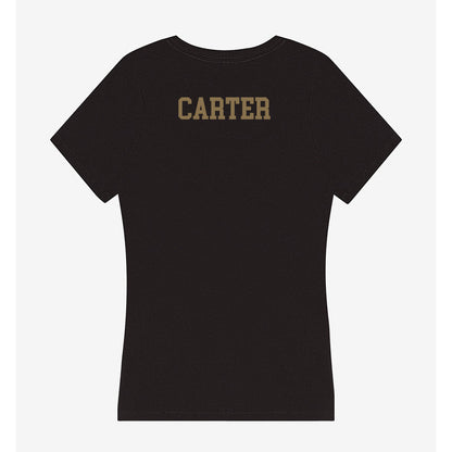 Texas State - NCAA Men's Track & Field : adam carter - Women's V-Neck T-Shirt-1