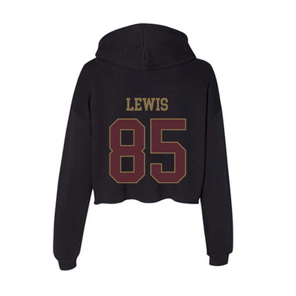 Texas State - NCAA Football : skylar lewis - Women's Crop Fleece Hoodie-1