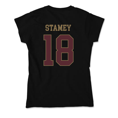 Texas State - NCAA Football : Ty Stamey - Soft Style Women’s T-Shirt-1
