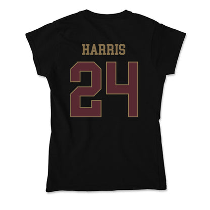 Texas State - NCAA Football : Juntavious Harris - Soft Style Women’s T-Shirt-1