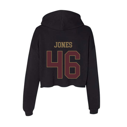 Texas State - NCAA Football : Ayden Jones - Women's Crop Fleece Hoodie-1