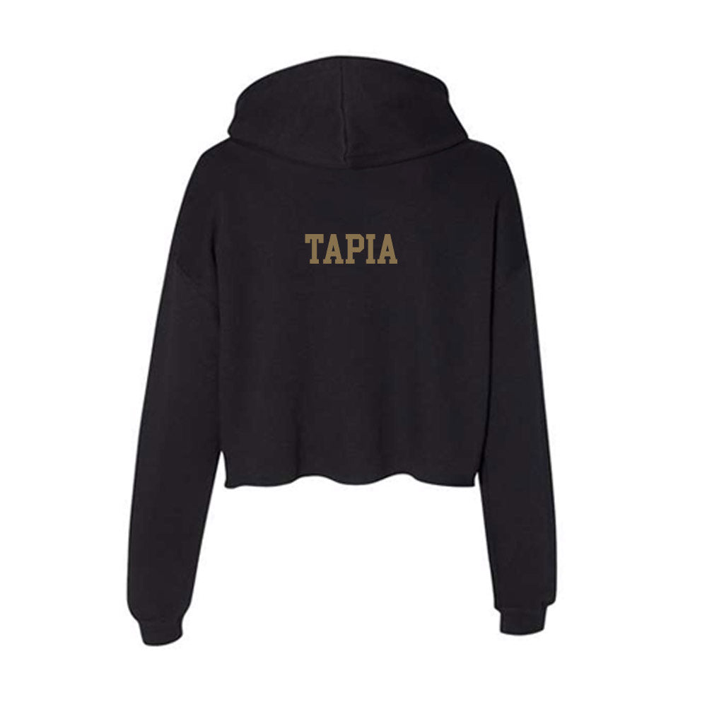 Texas State - NCAA Cheerleading : Addison Tapia - Women's Crop Fleece Hoodie-1
