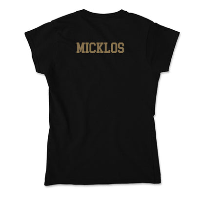 Texas State - NCAA Women's Track & Field : Addie Micklos - Soft Style Women’s T-Shirt-1