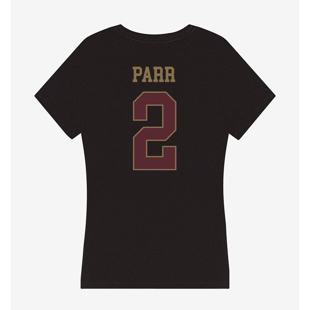 Texas State - NCAA Women's Basketball : KP Parr - Women's V-Neck T-Shirt-1