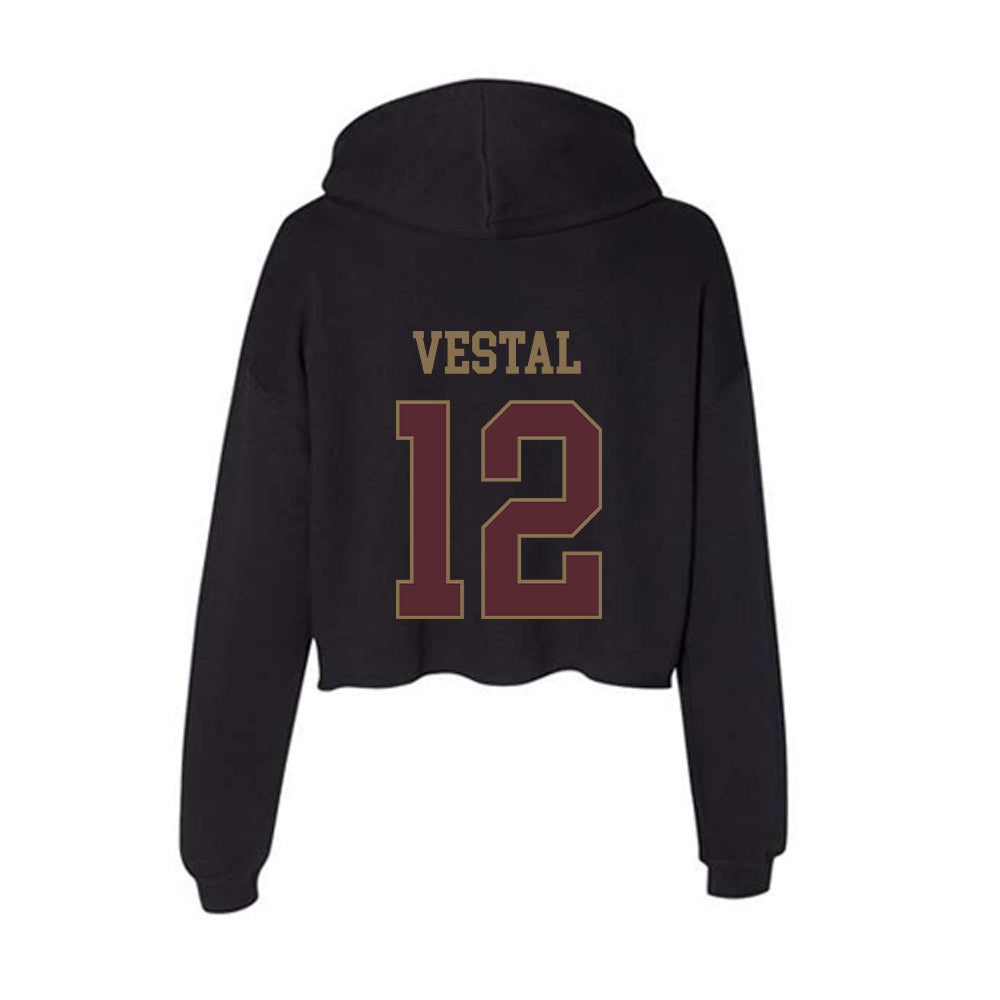 Texas State - NCAA Softball : Harley Vestal - Women's Crop Fleece Hoodie-1