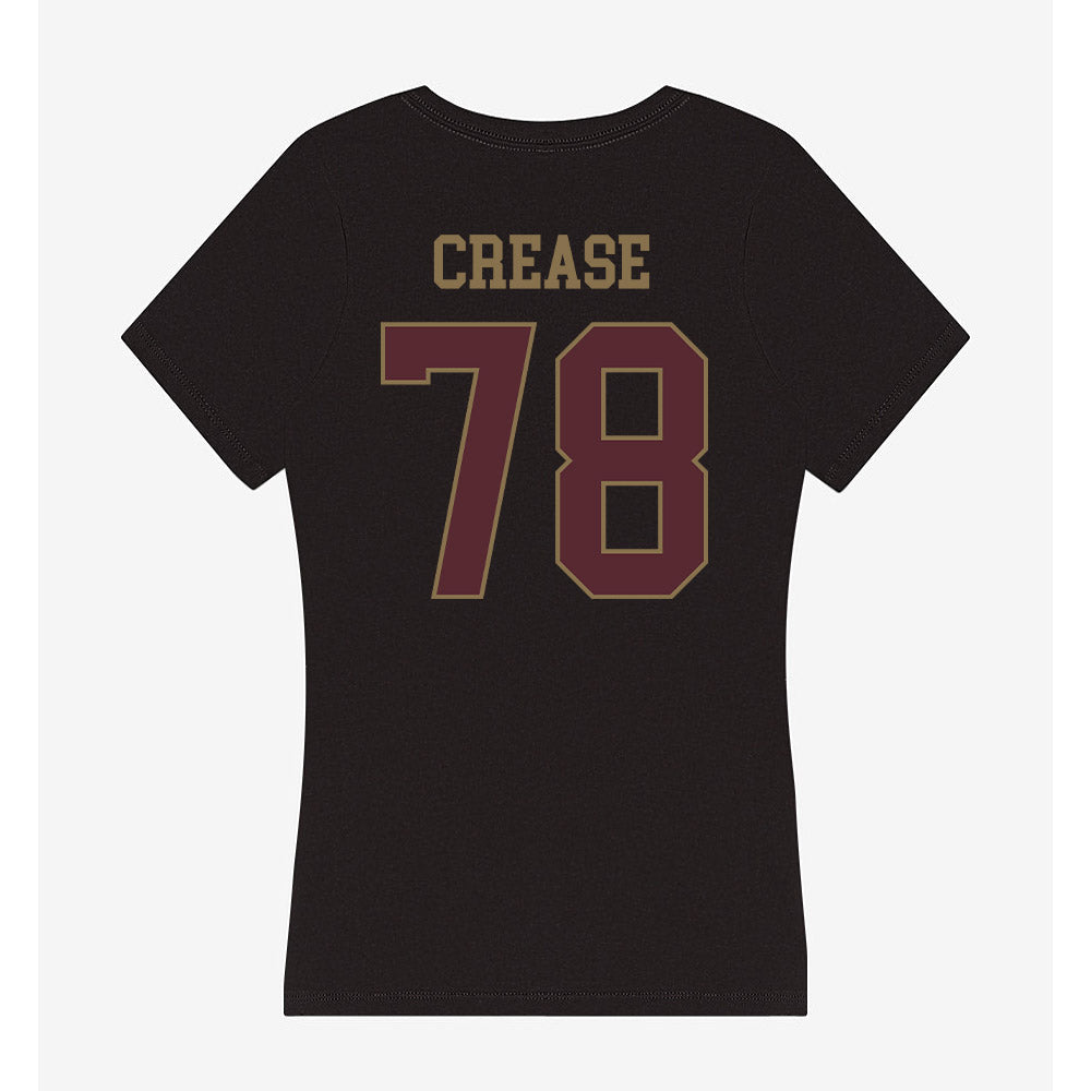 Texas State - NCAA Football : Anfernee Crease - Women's V-Neck T-Shirt-1