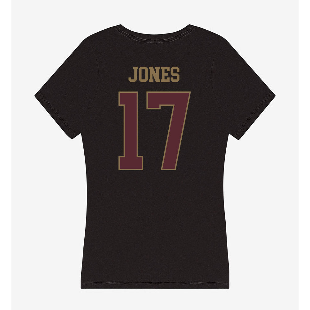 Texas State - NCAA Football : chris jones - Women's V-Neck T-Shirt-1