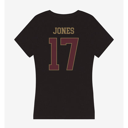 Texas State - NCAA Football : chris jones - Women's V-Neck T-Shirt-1