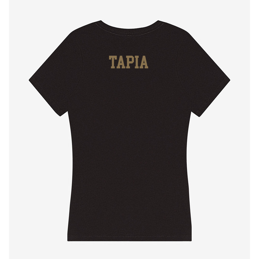 Texas State - NCAA Cheerleading : Addison Tapia - Women's V-Neck T-Shirt-1
