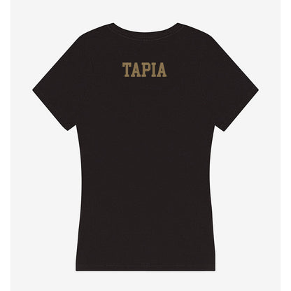 Texas State - NCAA Cheerleading : Addison Tapia - Women's V-Neck T-Shirt-1