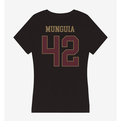 Texas State - NCAA Baseball : Austin Munguia - Women's V-Neck T-Shirt-1