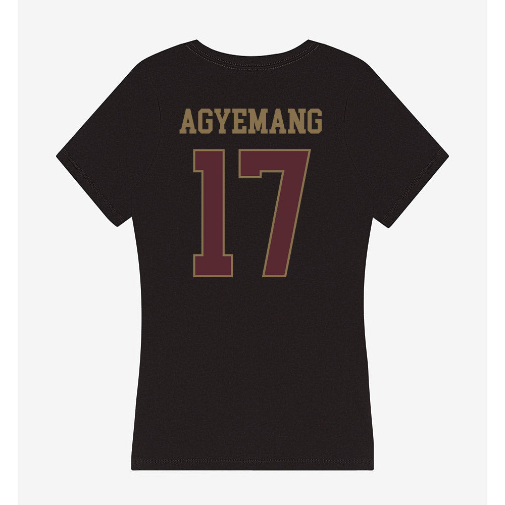 Texas State - NCAA Women's Soccer : Constance Agyemang - Women's V-Neck T-Shirt-1
