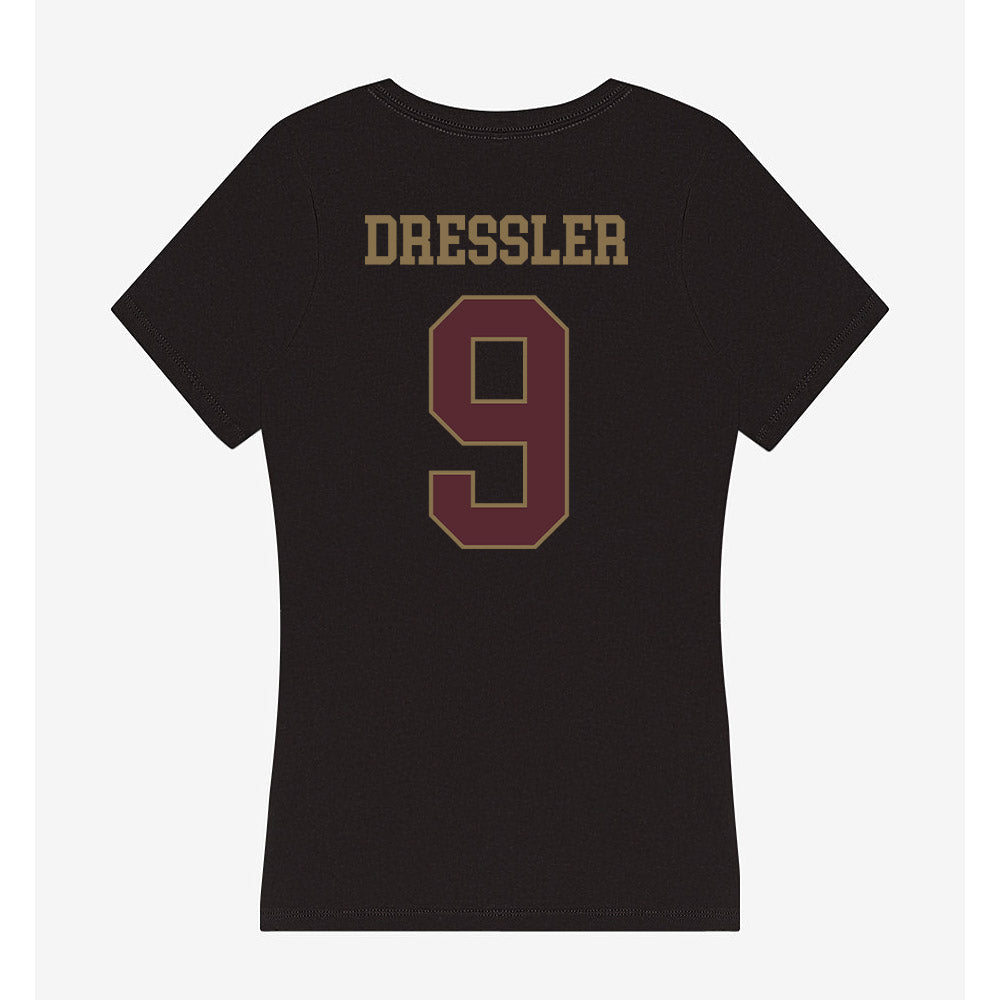 Texas State - NCAA Softball : Jayleigh Dressler - Women's V-Neck T-Shirt-1