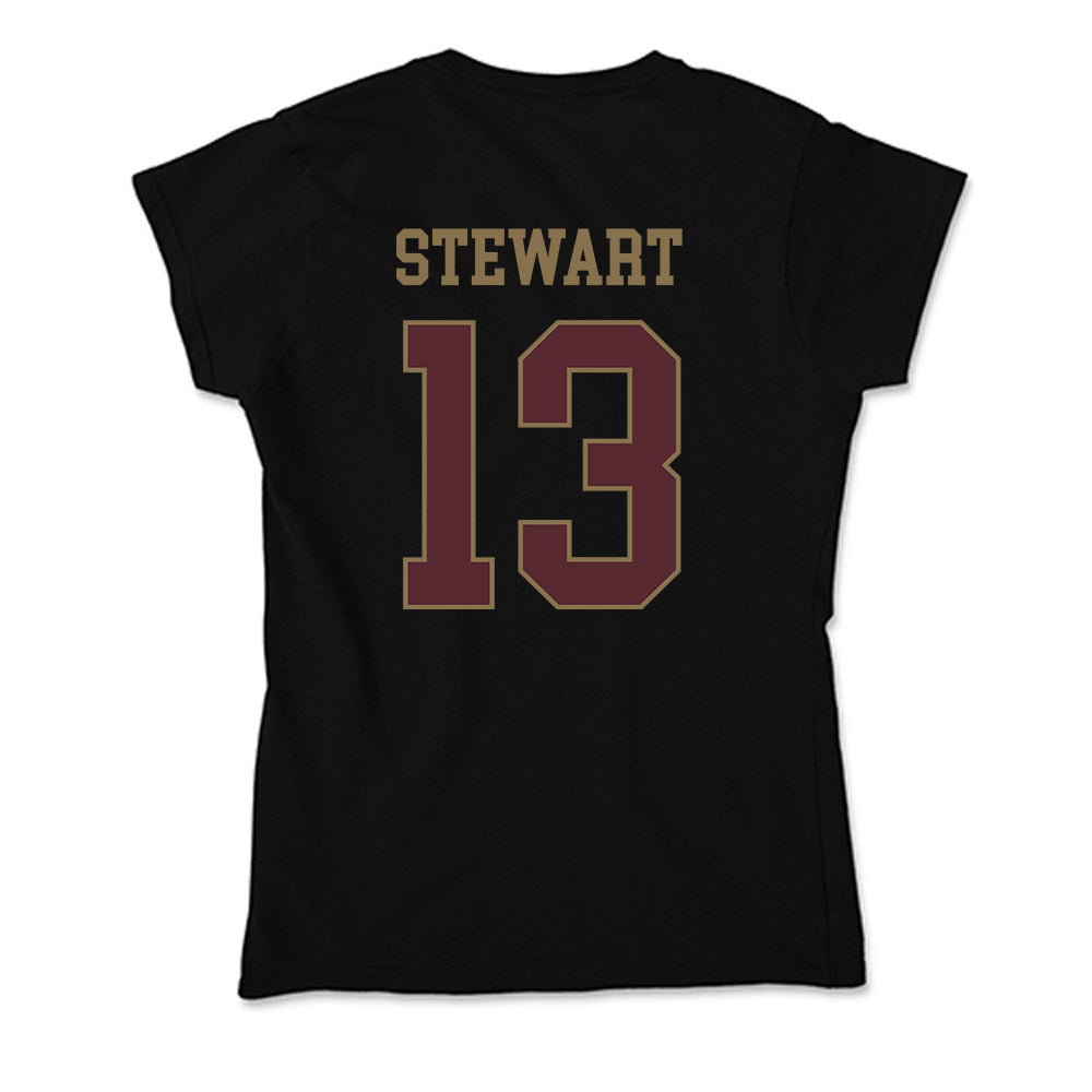 Texas State - NCAA Women's Soccer : Sanai Stewart - Soft Style Women’s T-Shirt-1