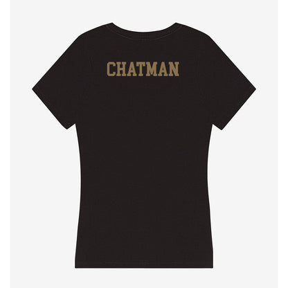 Texas State - NCAA Men's Track & Field : Senai Chatman - Women's V-Neck T-Shirt-1