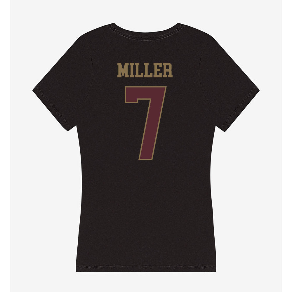 Texas State - NCAA Softball : Kaitlyn Miller - Women's V-Neck T-Shirt-1