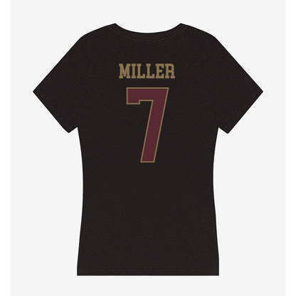 Texas State - NCAA Softball : Kaitlyn Miller - Women's V-Neck T-Shirt-1